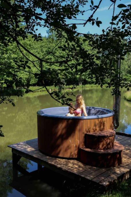 Casa Moon & Son Bain Nordique Sur Le Lac Les Croix Chemins ภายนอก รูปภาพ